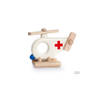 Bajo Houten Helikopter Ambulance - 8 cm