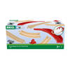 Brio gebogen treinrails set oplopend 16-delig - 33995