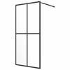 vidaXL Inloopdouchewand 90x195 cm transparant gehard glas