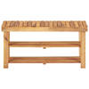 The Living Store Schoenenrek Acaciahout - 90 x 32 x 46 cm - Natuurlijke houtkleur