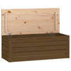 vidaXL Opbergbox honingbruin 89x36,5x33 cm massief grenenhout