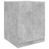 vidaXL Wasmachinekast 71x71,5x91,5 cm betongrijs