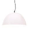 The Living Store Hanglamp Industriële Stijl - 106 cm - Wit IJzer - E27 Fitting - Max 25W
