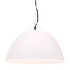 vidaXL Hanglamp industrieel vintage rond 25 W E27 41 cm wit