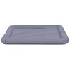 The Living Store Hondenmatras XXL - Grijs - 97 x 62 cm - Waterafstotend