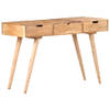 The Living Store Houten Opmaaktafel - Massief Acaciahout - 112 x 45 x 76 cm