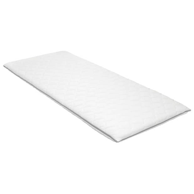 The Living Store Topmatras Comfort - 90 x 200 x 6 cm - Viscoschuim - Drukverlichting - Gemakkelijk schoon te houden -