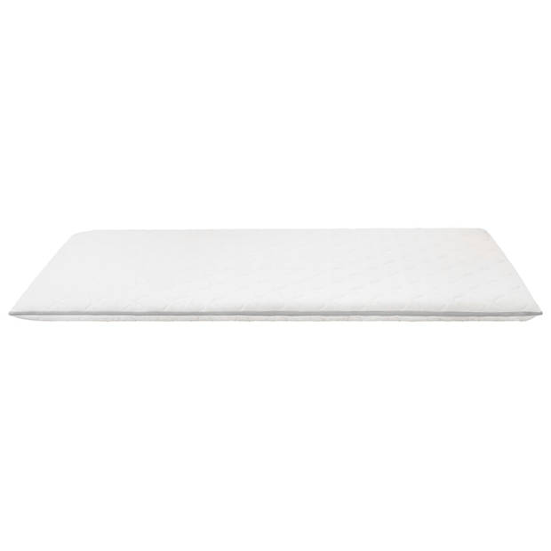 The Living Store Topmatras Comfort - 90 x 200 x 6 cm - Viscoschuim - Drukverlichting - Gemakkelijk schoon te houden -