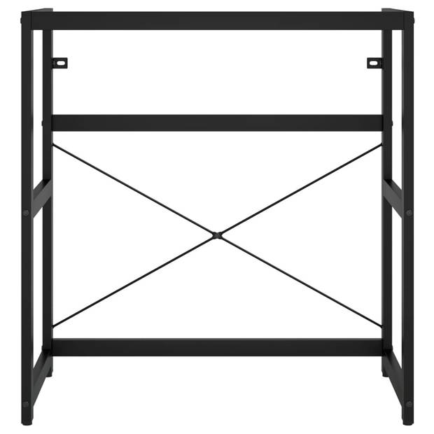 vidaXL Wastafelframe 79x38x83 cm ijzer zwart