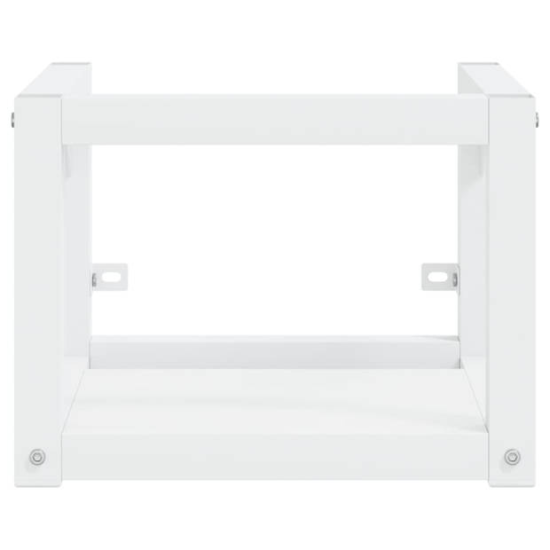 vidaXL Wastafelframe wandgemonteerd 40x38x31 cm ijzer wit