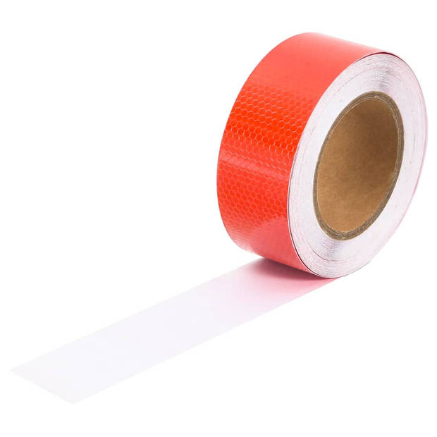 vidaXL Reflecterende tape 5 cm x 20 m PVC rood