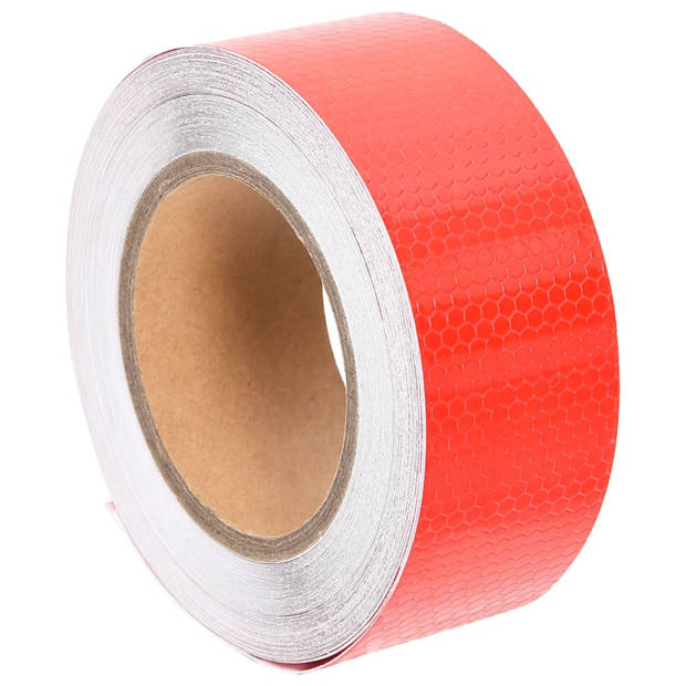 vidaXL Reflecterende tape 5 cm x 20 m PVC rood