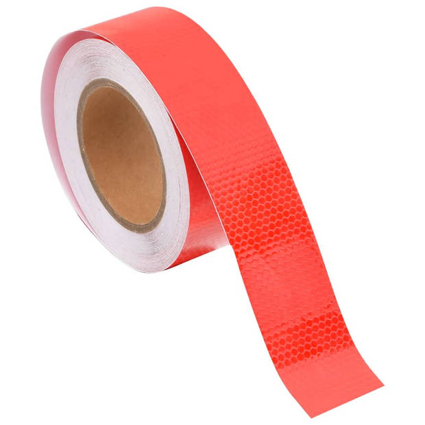 vidaXL Reflecterende tape 5 cm x 20 m PVC rood