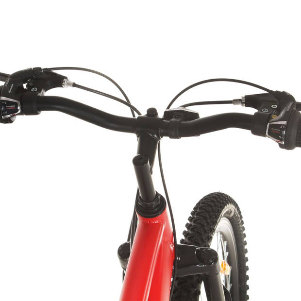 vidaXL Mountainbike 21 versnellingen 29 inch wielen 58 cm frame rood