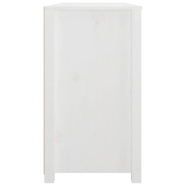 The Living Store Massief grenenhouten dressoir - 100 x 40 x 72 cm - veel opbergruimte