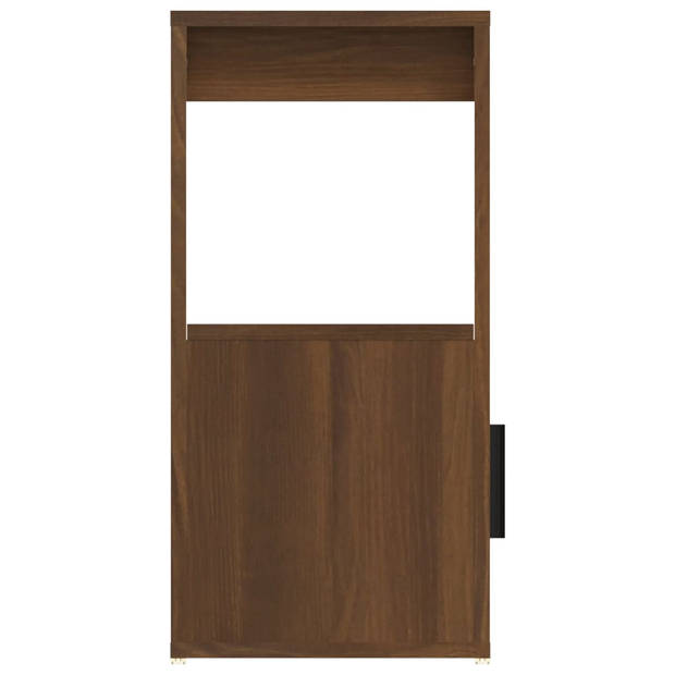 The Living Store Bruineiken Dressoir - Bijzetkast - 80 x 30 x 60 cm - Stijlvol design