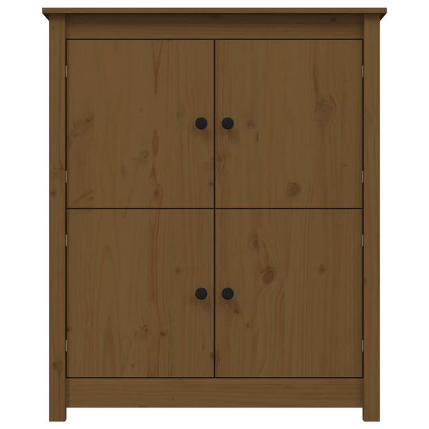 The Living Store Dressoir - Landelijk - Meubel - 83x41.5x100 cm - Honingbruin