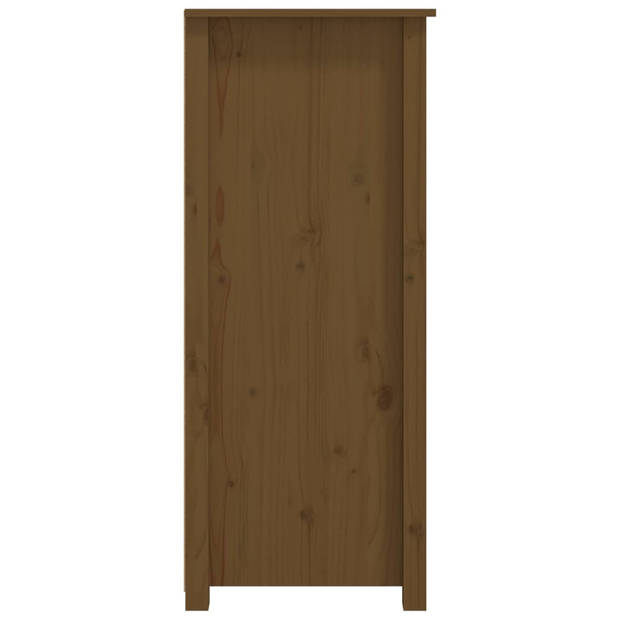 The Living Store Dressoir - Landelijk - Meubel - 83x41.5x100 cm - Honingbruin