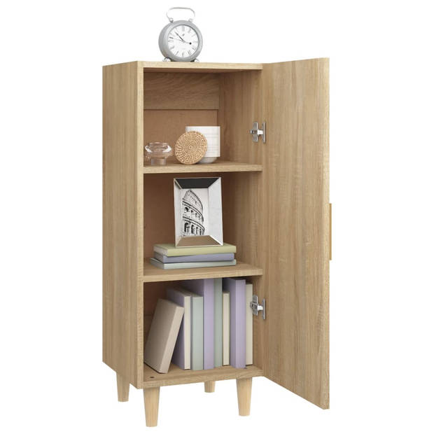 The Living Store Dressoir - Sonoma Eiken - 34.5 x 34 x 90 cm - Opbergruimte