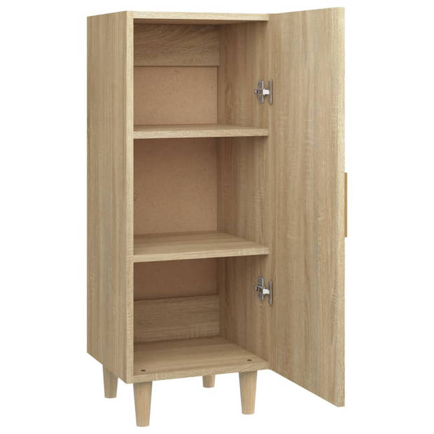 The Living Store Dressoir - Sonoma Eiken - 34.5 x 34 x 90 cm - Opbergruimte