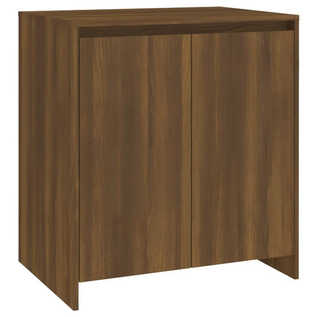 The Living Store Opbergkasten - Bruineiken - Dressoir Met Deuren (70x40x75 cm) en Met Lades (70x41x75 cm)