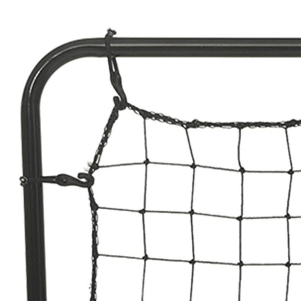 The Living Store Softbal Rebounder - 88x79x137 cm - Stalen frame - PE-net - Ideale sporttraining - Inclusief