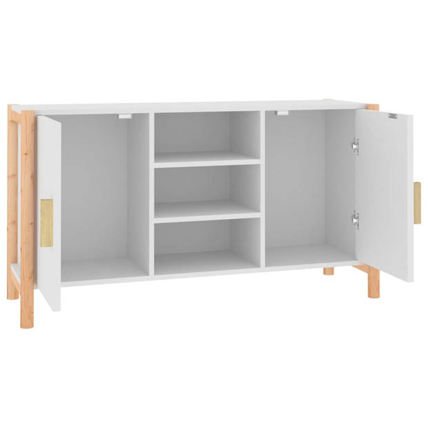 vidaXL Dressoir 107x38x60 cm bewerkt hout wit