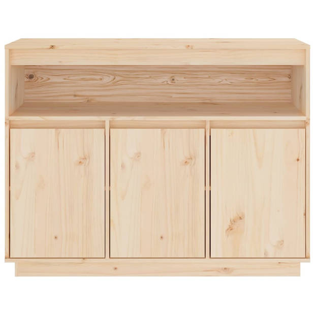 The Living Store Dressoir Grenenhout Kast - 104.5 x 34 x 80 cm - Rustiek