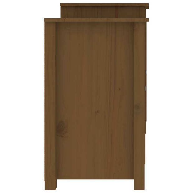 The Living Store Dressoir Grenenhout - 164 x 37 x 68 cm - Honingbruin