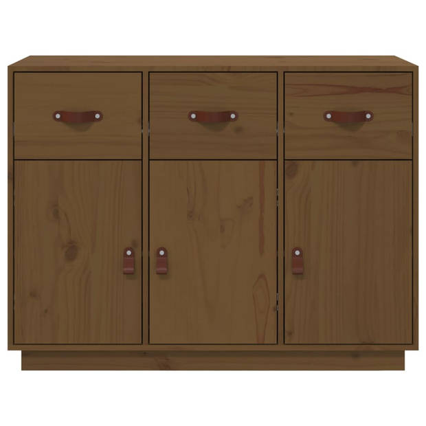 The Living Store Dressoir - Honingbruin - 100 x 40 x 75 cm - Massief grenenhout