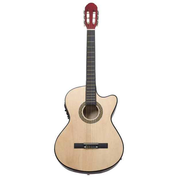 vidaXL Gitaar cutaway met equalizer 6 snaren western klassiek