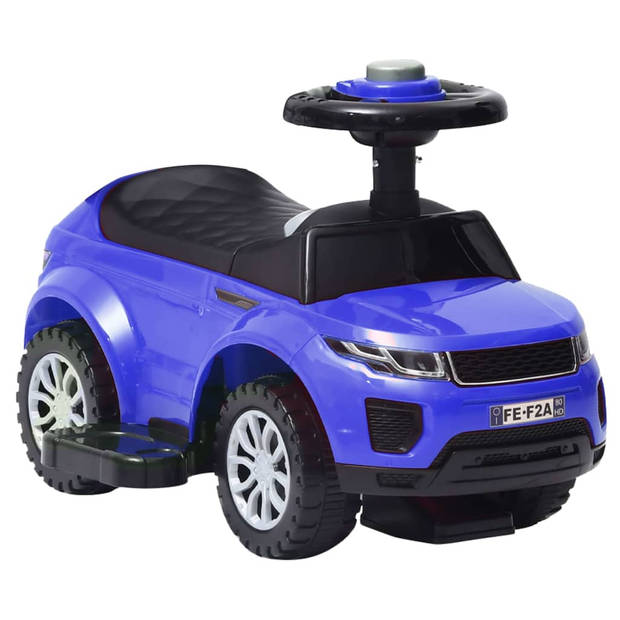 vidaXL Loopauto blauw