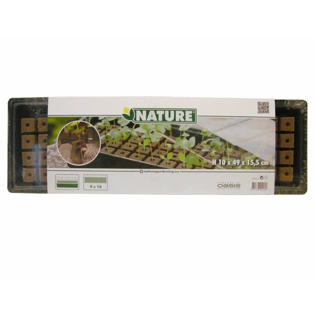 Nature Kweekbak miniset 4x16 vakken