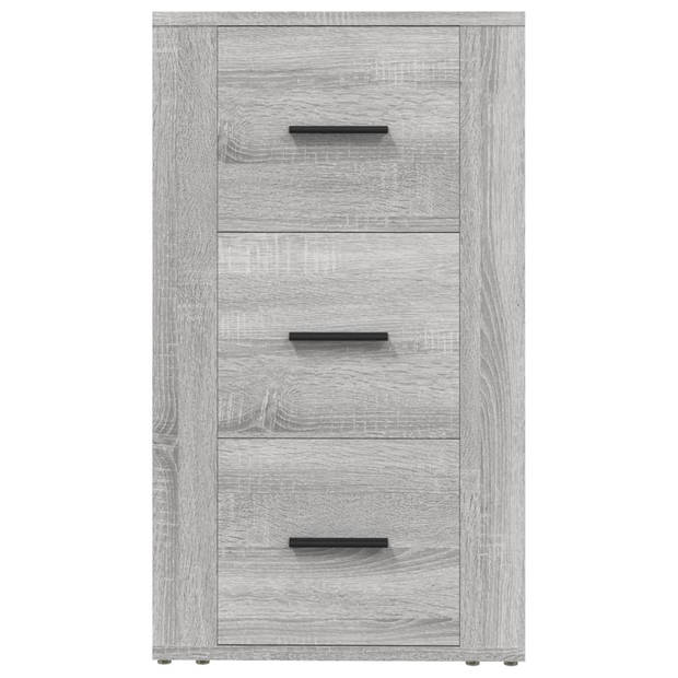 The Living Store Dressoir - Grijs Sonoma Eiken - 40x33x70 cm - Duurzaam bewerkt hout