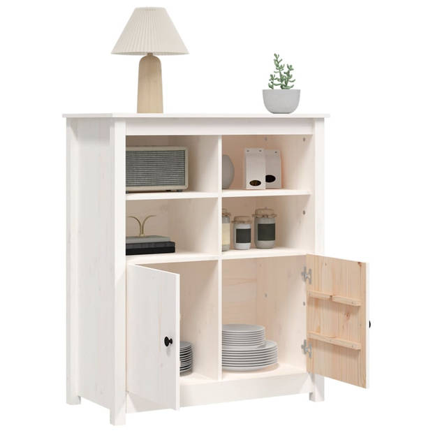 The Living Store Dressoir Landelijke Stijl - 83x41.5x100 cm - Massief grenenhout