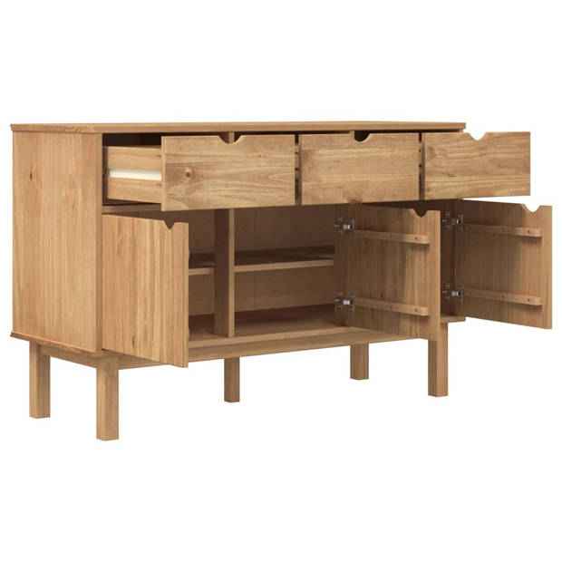 The Living Store OTTA Houten Dressoir - 114x43x73.5cm - Massief grenenhout