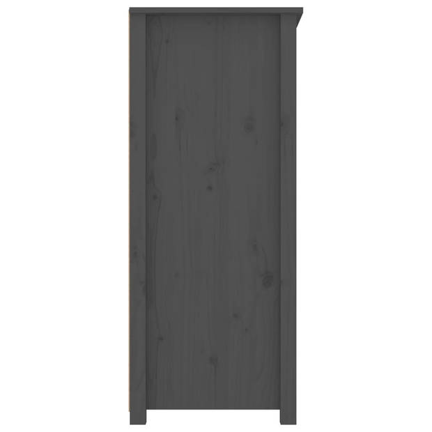 The Living Store Dressoir Landelijke Stijl - 83 x 41.5 x 100 cm - Grijs