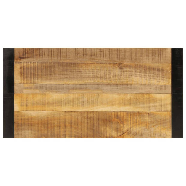 vidaXL Eettafel 120x60x76 cm massief mangohout