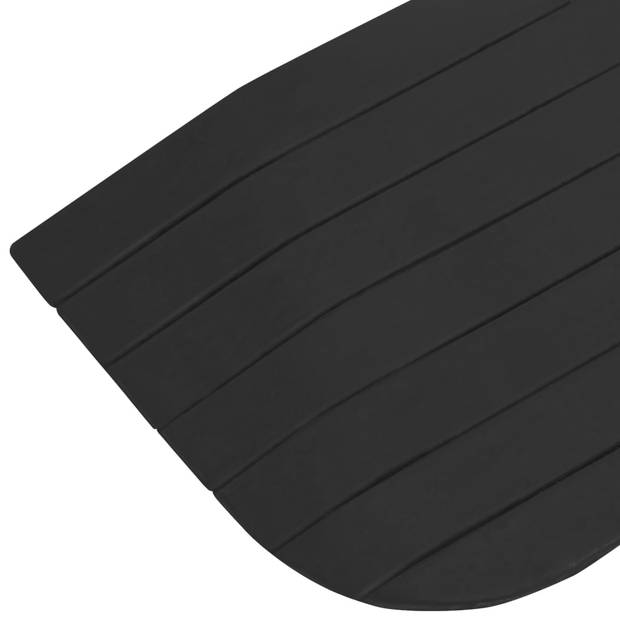 vidaXL Drempelhulp 110x21x2,5 cm rubber