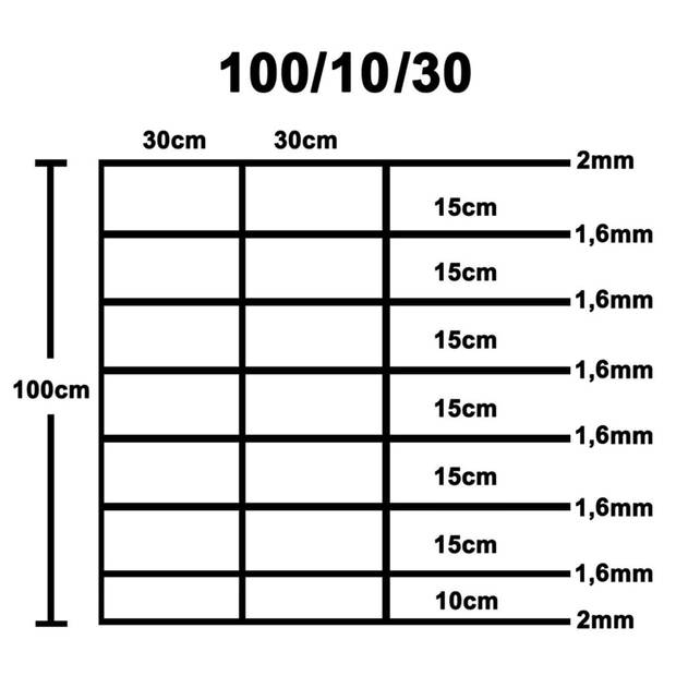 vidaXL Hek 50x1 m gegalvaniseerd staal zilverkleurig