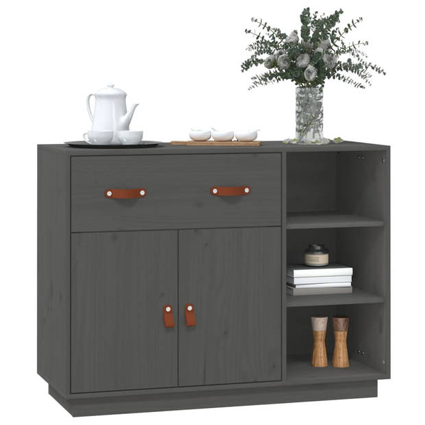 The Living Store Dressoir - - Massief grenenhout - 98.5 x 40 x 75 cm