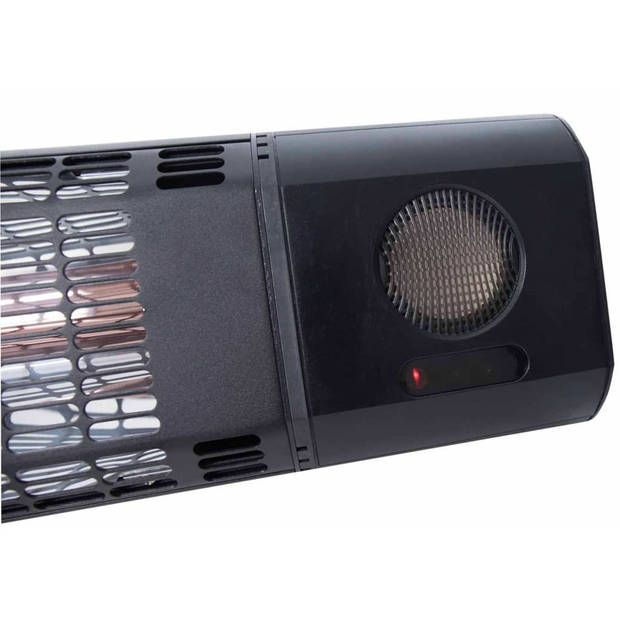 Sunred Wandverwarmer Sun and Sound 2000 W Rose Gold zwart