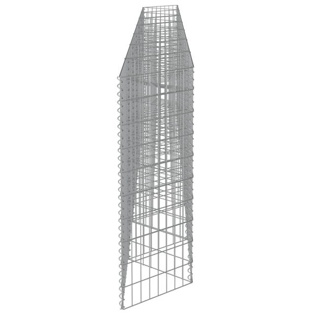 The Living Store Schanskorfmuur - 450 x 30 x 100 cm - Gegalvaniseerd staal