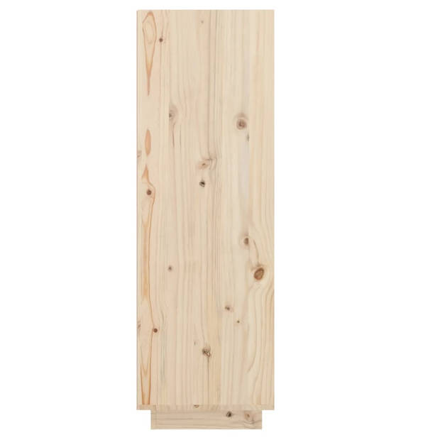 vidaXL Schoenenkast 30x34x105 cm massief grenenhout