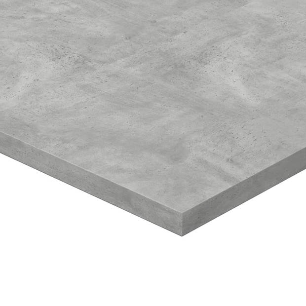 vidaXL Wandschappen 8 st 40x50x1,5 cm bewerkt hout betongrijs