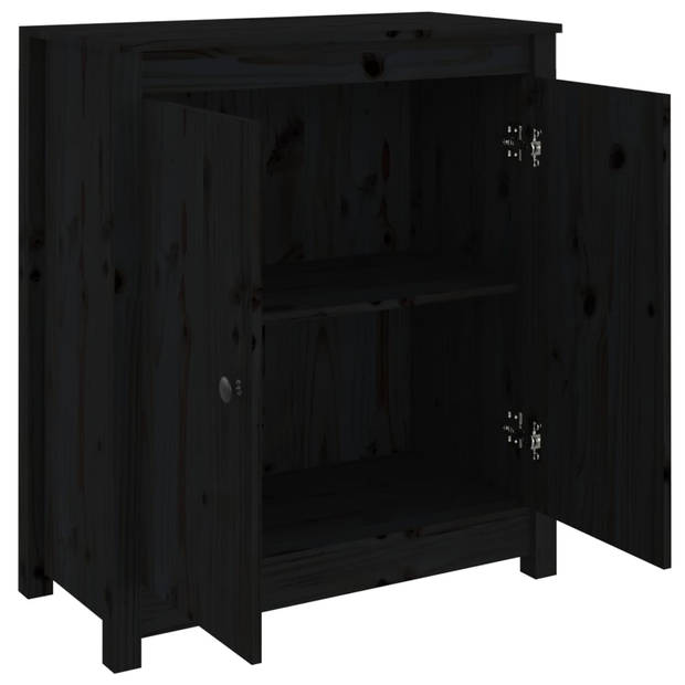 The Living Store Dressoir - Houten Bijzetkast - 70 x 35 x 80 cm - Massief grenenhout