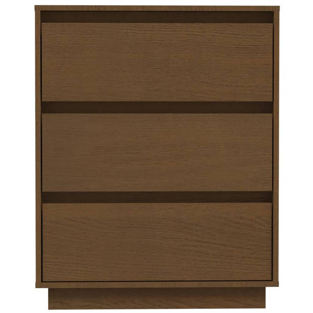 The Living Store dressoir Grenenhout - Honingbruin - 60 x 34 x 75 cm - Montage vereist