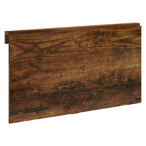 vidaXL Wandtafel inklapbaar 100x60x56 cm bewerkt hout gerookt eiken