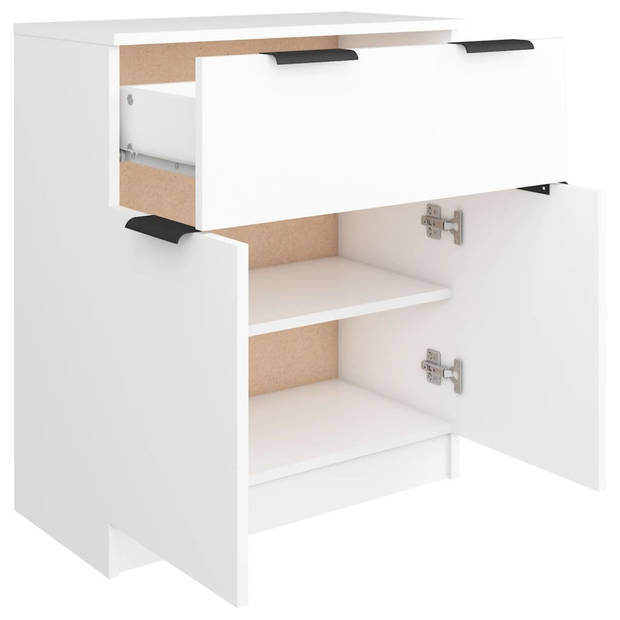 The Living Store Dressoir - - Bijzetkast - 60 x 30 x 70 cm - Hoogwaardig hout