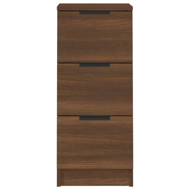 The Living Store Dressoir - The Living Store - Bijzetkast - 30x30x70 cm - Bruineiken